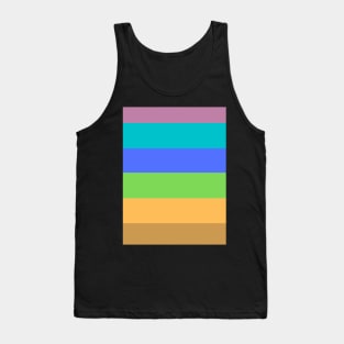 colorful geometric design Tank Top